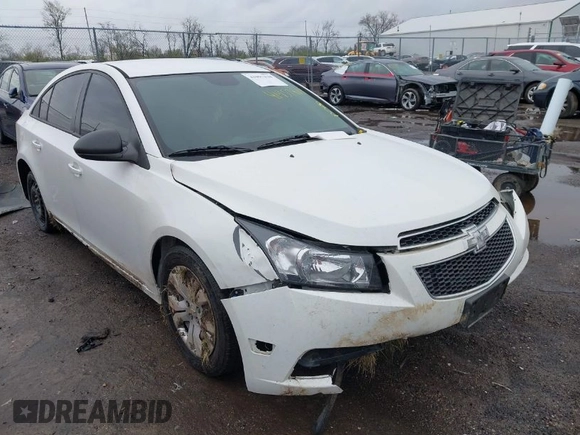 2014 Chevrolet Cruze LS with VIN 1G1PA5SH0E7145168, listed as a IAAI auction lot 41957410 with 151,422 mi miles and . Bid and sale history available at DreamBid. Image 1.