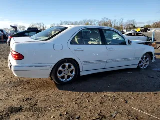 2002 Mercedes-Benz E-Class with VIN WDBJF65J62B423016, listed as a Copart auction lot 79806394 with 154,537 mi miles and Salvage Title. Bid and sale history available at carsss.com. Image 3.