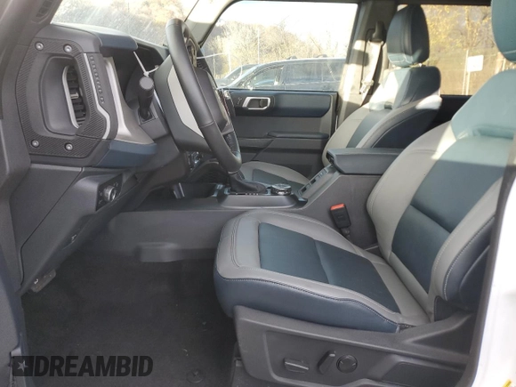 2024 Ford Bronco Outer Banks with VIN 1FMEE8BP9RLA03325, listed as a Copart auction lot 80522554 with 2,081 mi miles and Non Repairable. Bid and sale history available at DreamBid. Image 7.