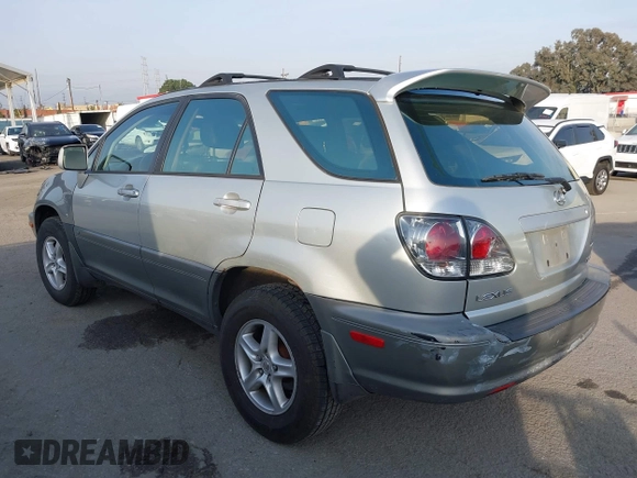 2003 Lexus RX 300 with VIN JTJGF10U030154568, listed as a IAAI auction lot 41473451 with 287,675 mi miles and . Bid and sale history available at DreamBid. Image 3.