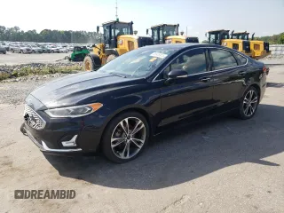 2019 Ford Fusion Titanium with VIN 3FA6P0K96KR270554, listed as a Copart auction lot 55976915 with 132,731 mi miles and Clean title. Bid and sale history available at DreamBid. Image 1.