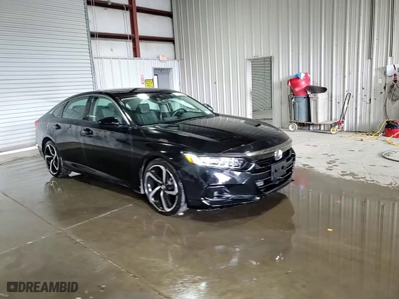 2022 Honda Accord Sedan Sport SE with VIN 1HGCV1F43NA071341, listed as a Copart auction lot 76015354 with 8,806 mi miles and Salvage Title. Bid and sale history available at carsss.com. Image 13.