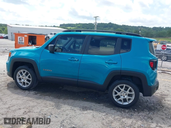 2022 Jeep Renegade Latitude with VIN ZACNJDB10NPN77271, listed as a IAAI auction lot 42512854 with 43,182 mi miles and . Bid and sale history available at DreamBid. Image 14.