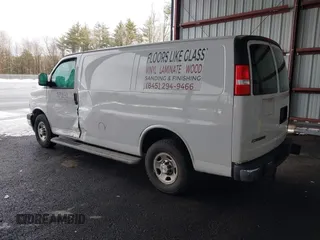 2018 Chevrolet Express Cargo Van with VIN 1GCWGAFG8J1905193, listed as a IAAI auction lot 41726804 with 83,690 mi miles. Bid and sale history available at carsss.com. Image 3.