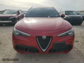 2019 Alfa Romeo Stelvio Ti Sport with VIN ZASPAKBN3K7C43268, listed as a Copart auction lot 49808585 with 0 mi miles and Salvage Title. Bid and sale history available at carsss.com. Image 5.