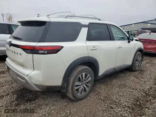 2024 Nissan Pathfinder SL with VIN 5N1DR3CC2RC280249, listed as a Copart auction lot 49300215 with 6,479 mi miles and Salvage Title. Bid and sale history available at carsss.com. Image 3.