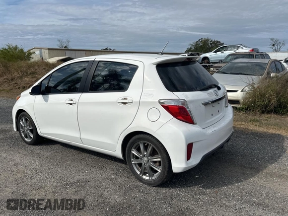 2012 Toyota Yaris L with VIN JTDKTUD36CD523080, listed as a Copart auction lot 86867464 with 134,041 mi miles and Clean Title. Bid and sale history available at carsss.com. Image 3.