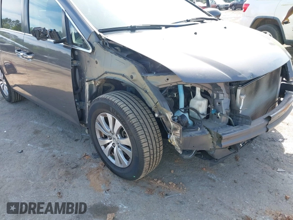 2015 Honda Odyssey EX with VIN 5FNRL5H41FB073424, listed as a IAAI auction lot 42109343 with 132,904 mi miles and . Bid and sale history available at DreamBid. Image 6.