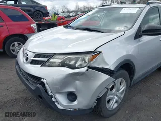 2014 Toyota RAV4 LE with VIN JTMBFREV7ED063628, listed as a IAAI auction lot 41931380 with 117,542 mi miles. Bid and sale history available at carsss.com. Image 6.