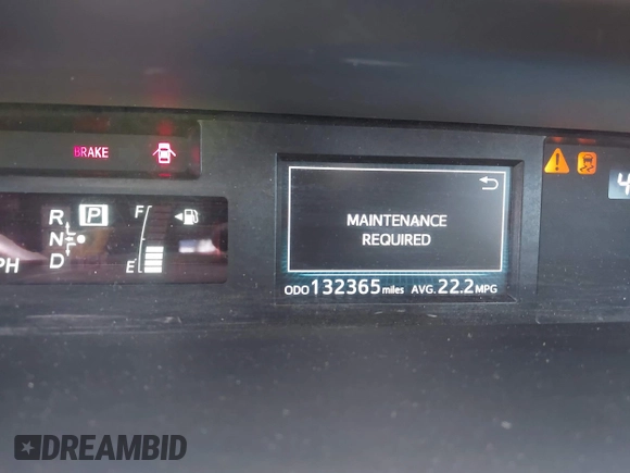 2015 Toyota Prius Two with VIN JTDZN3EU9FJ035614, listed as a IAAI auction lot 42713343 with 132,365 mi miles and . Bid and sale history available at DreamBid. Image 7.
