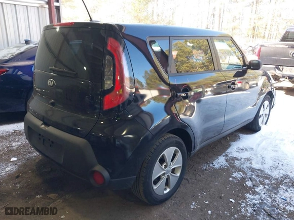 2016 Kia Soul with VIN KNDJN2A21G7283673, listed as a IAAI auction lot 41375497 with NaN miles. Bid and sale history available at carsss.com. Image 4.
