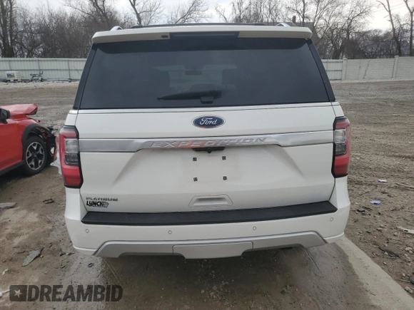 2020 Ford Expedition Platinum z VIN 1FMJU1MT1LEA62819, wystawiony jako Copart lot #53682505 z przebiegiem 54 495 mil mil oraz Szkoda całkowita • Salvage title. Historia ofert i sprzedaży dostępna na DreamBid. Obrazek 6.