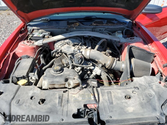 2013 Ford Mustang V6 with VIN 1ZVBP8EM4D5280445, listed as a Copart auction lot 55115015 with 191,611 mi miles and Salvage title. Bid and sale history available at DreamBid. Image 11.