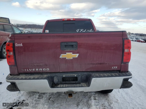 2014 Chevrolet Silverado 1500 LTZ with VIN 3GCUKSEC5EG428983, listed as a Copart auction lot 89126335 with 0 mi miles and Clean Title. Bid and sale history available at carsss.com. Image 6.