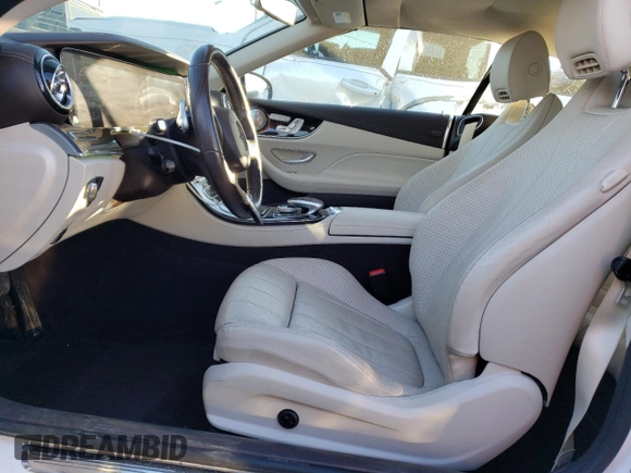 2018 Mercedes-Benz E-Class E 400 with VIN WDD1K6GB0JF038955, listed as a Copart auction lot 87763285 with 55,576 mi miles and Salvage Title. Bid and sale history available at carsss.com. Image 7.