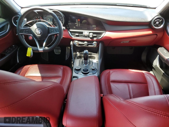 2017 Alfa Romeo Giulia with VIN ZARFAEBN2H7535451, listed as a Copart auction lot 52605275 with 66,904 mi miles and Clean Title. Bid and sale history available at carsss.com. Image 8.