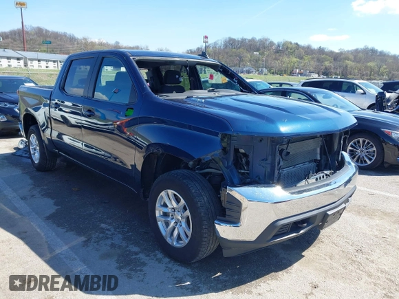 2020 Chevrolet Silverado 1500 LT with VIN 3GCUYDET2LG202357, listed as a IAAI auction lot 41893837 with 104,591 mi miles and . Bid and sale history available at DreamBid. Image 1.