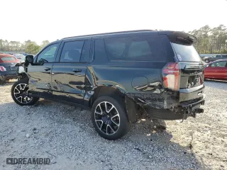 2021 Chevrolet Suburban RST with VIN 1GNSCEKD0MR338374, listed as a Copart auction lot 48738135 with 46,194 mi miles and Salvage Title. Bid and sale history available at carsss.com. Image 2.