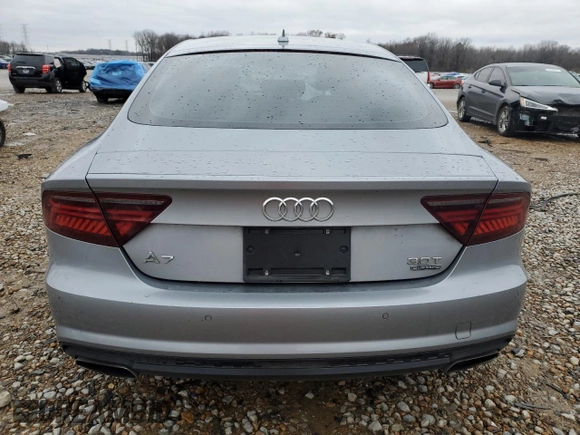 2017 Audi A7 Premium Plus with VIN WAUW2AFC3HN080949, listed as a Copart auction lot 37502504 with 76,478 mi miles. Bid and sale history available at carsss.com. Image 6.