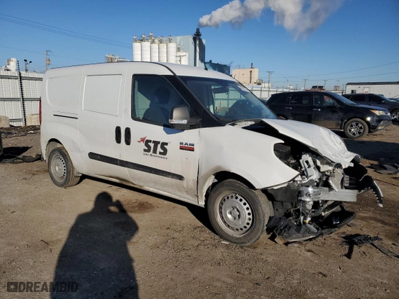 2022 Ram ProMaster City Wagon with VIN ZFBHRFAB3N6X81891, listed as a Copart auction lot 44535535 with 20,148 mi miles and Salvage Title. Bid and sale history available at carsss.com. Image 4.