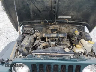 1999 Jeep Wrangler Sahara with VIN 1J4FY49S0XP489462, listed as a Copart auction lot 54750405 with 134,134 mi miles and Non repairable. Bid and sale history available at DreamBid. Image 11.