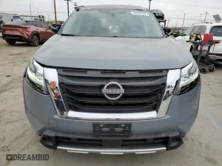 2023 Nissan Pathfinder Platinum with VIN 5N1DR3DG7PC200653, listed as a Copart auction lot 53497265 with 17,007 mi miles and Salvage Title. Bid and sale history available at carsss.com. Image 5.