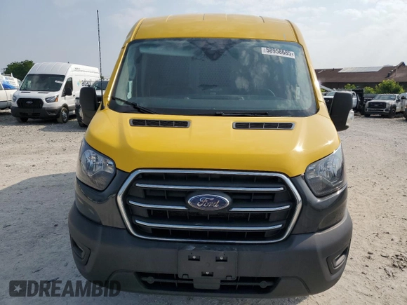 2020 Ford Transit Cargo with VIN 1FTYE1C89LKB55957, listed as a Copart auction lot 58958685 with 126,035 mi miles and Clean title. Bid and sale history available at DreamBid. Image 5.