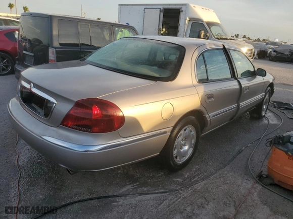 2000 Lincoln Continental with VIN 1LNHM97V3YY920453, listed as a Copart auction lot 76306424 with 117,912 mi miles and Non Repairable. Bid and sale history available at carsss.com. Image 3.