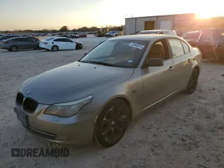 2008 BMW 5 Series 535xi with VIN WBANV93518CZ63340, listed as a Copart auction lot 43945975 with 142,870 mi miles and Clean Title. Bid and sale history available at carsss.com. Image 1.