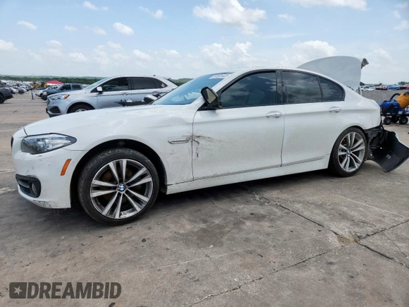 2016 BMW 5 Series 528i with VIN WBA5A5C59GD528109, listed as a Copart auction lot 61691405 with 107,837 mi miles and Salvage title. Bid and sale history available at DreamBid. Image 1.