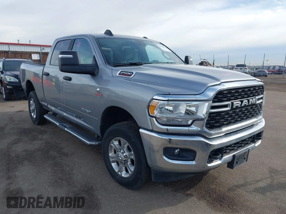 2023 Ram 2500 Big Horn with VIN 3C6UR5DL5PG632773, listed as a IAAI auction lot 41577965 with 44,597 mi miles. Bid and sale history available at carsss.com. Image 1.