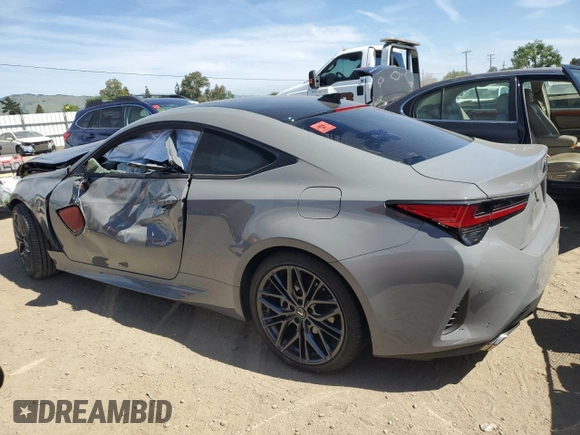2023 Lexus RC 350 F Sport z VIN JTHGZ5DC5P5011948, wystawiony jako Copart lot #54152055 z przebiegiem 7 227 mil mil oraz Szkoda całkowita • Salvage title. Historia ofert i sprzedaży dostępna na DreamBid. Obrazek 2.