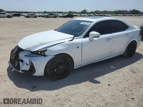 2017 Lexus IS 350 with VIN JTHBE1D23H5030120, listed as a Copart auction lot 50445265 with 167,466 mi miles and Salvage title. Bid and sale history available at DreamBid. Image 1.