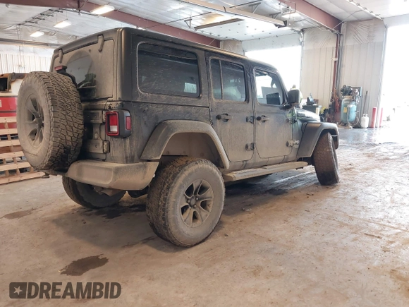 2020 Jeep Wrangler Unlimited Sport Altitude с VIN 1C4HJXDG4LW120627, выставлен на аукционе IAAI как лот 41728593 с пробегом 63 565 миль миль и . История ставок и продаж доступна на DreamBid. Изображение 4.