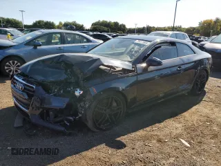 2018 Audi A5 Premium z VIN WAUNNAF59JA009899, wystawiony jako Copart lot #75417604 z przebiegiem 93 093 mil mil oraz Szkoda całkowita • Salvage title. Historia ofert i sprzedaży dostępna na DreamBid. Obrazek 1.
