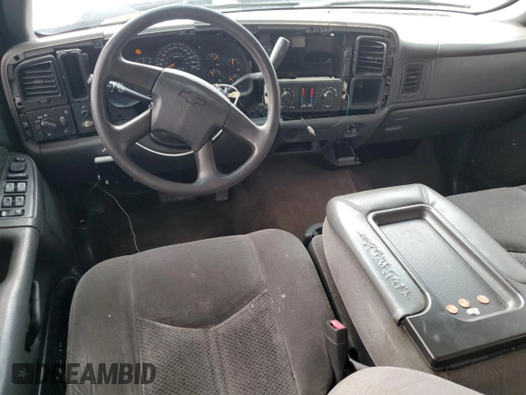2007 Chevrolet Silverado 1500 LS with VIN 2GCEC13V771153418, listed as a Copart auction lot 53798195 with 196,078 mi miles and Salvage Title. Bid and sale history available at DreamBid. Image 8.