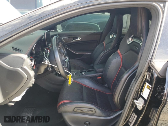 2016 Mercedes-Benz CLA 45 AMG with VIN WDDSJ5CB5GN347455, listed as a Copart auction lot 66579284 with 92,042 mi miles and Salvage Title. Bid and sale history available at DreamBid. Image 7.