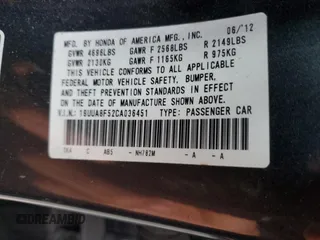 2012 Acura TL Tech Auto with VIN 19UUA8F52CA036451, listed as a Copart auction lot 51987955 with 123,568 mi miles and Salvage Title. Bid and sale history available at carsss.com. Image 13.