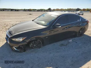 2019 Infiniti Q50 3.0t LUXE with VIN JN1EV7AP3KM512894, listed as a Copart auction lot 84675734 with 82,844 mi miles and Clean Title. Bid and sale history available at carsss.com. Image 1.
