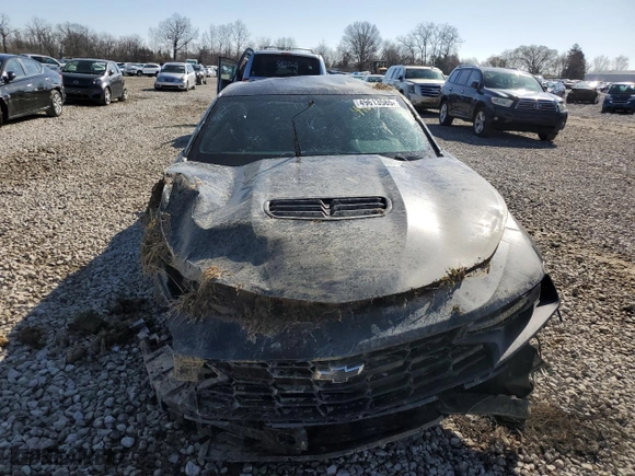 2021 Chevrolet Camaro LT1 with VIN 1G1FE1R74M0132551, listed as a Copart auction lot 49613585 with 0 mi miles and Salvage Title. Bid and sale history available at carsss.com. Image 5.
