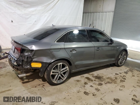 2017 Audi A3 Sedan Premium Plus with VIN WAUJ8GFF1H1036428, listed as a Copart auction lot 68144473 with 57,477 mi miles and Salvage Title. Bid and sale history available at carsss.com. Image 3.