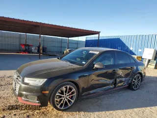 2018 Audi S4 Premium Plus with VIN WAUB4AF40JA002725, listed as a Copart auction lot 49363774 with 73,338 mi miles. Bid and sale history available at carsss.com. Image 1.