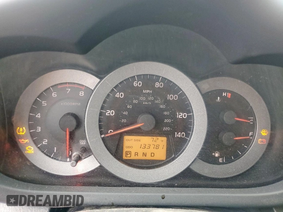 2008 Toyota RAV4 Sport with VIN JTMZD32V386055590, listed as a Copart auction lot 58217335 with 133,781 mi miles and Salvage title. Bid and sale history available at DreamBid. Image 9.