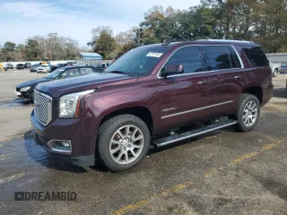 2017 GMC Yukon Denali with VIN 1GKS1CKJ9HR287234, listed as a Copart auction lot 42781565 with 155,874 mi miles and Salvage Title. Bid and sale history available at carsss.com. Image 1.