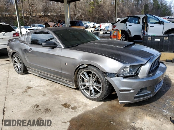 2014 Ford Mustang V6 with VIN 1ZVBP8AM9E5248436, listed as a Copart auction lot 48424915 with 149,205 mi miles and Salvage title. Bid and sale history available at DreamBid. Image 4.