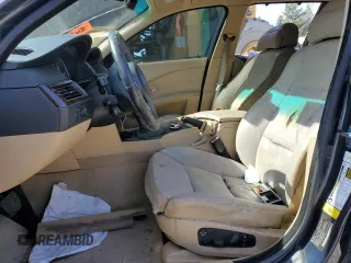 2007 BMW 5 Series 530xi with VIN WBANN73567CN04968, listed as a Copart auction lot 61217315 with 98,153 mi miles and Salvage title. Bid and sale history available at DreamBid. Image 7.