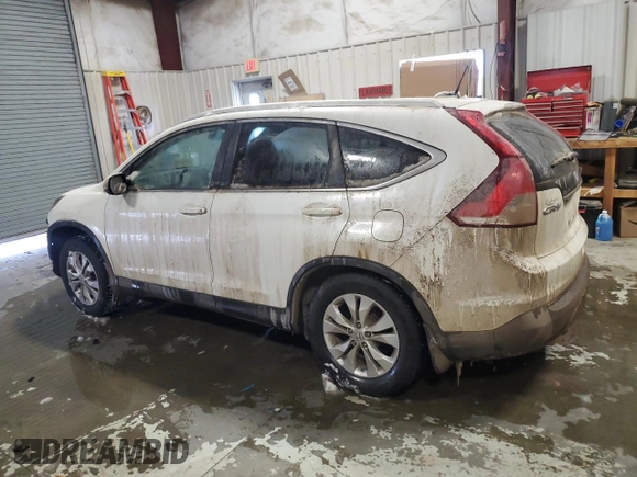 2012 Honda CR-V EX-L with VIN 5J6RM4H79CL031961, listed as a Copart auction lot 45041085 with 96,312 mi miles and Salvage Title. Bid and sale history available at carsss.com. Image 2.