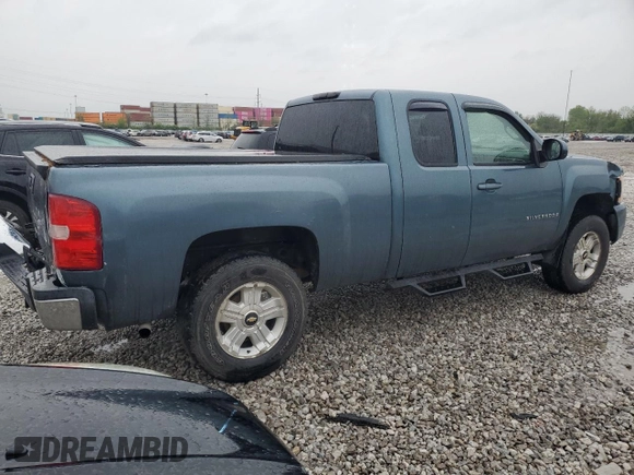 2007 Chevrolet Silverado 1500 1LT with VIN 1GCEK19J27E596422, listed as a Copart auction lot 56090475 with 199,260 mi miles and Salvage Title. Bid and sale history available at DreamBid. Image 3.