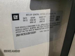 2013 Cadillac XTS z VIN 2G61N5S3XD9133261, wystawiony jako Copart lot #52939485 z przebiegiem 92 304 mil mil oraz Szkoda całkowita • Salvage title. Historia ofert i sprzedaży dostępna na DreamBid. Obrazek 15.