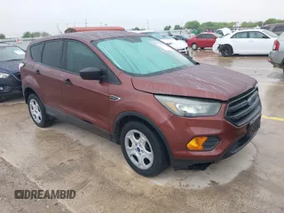 2018 Ford Escape S with VIN 1FMCU0F73JUA03910, listed as a IAAI auction lot 41899146 with 33,486 mi miles and . Bid and sale history available at carsss.com. Image 1.